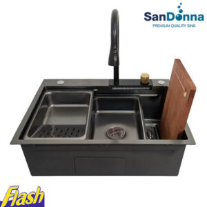Crna INOX Sudopera (SET) - SanDonna - HD6850R