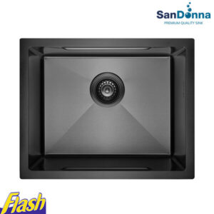 Crna Podgradna INOX Sudopera (SET) - SanDonna - HD5040R