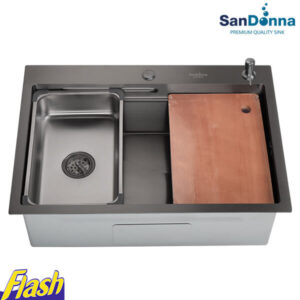 Crna INOX Sudopera (SET) - SanDonna - HD7050R