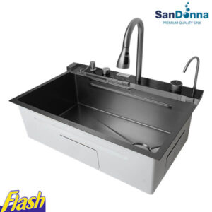 Crna INOX Sudopera (SET) - SanDonna - HD7550R