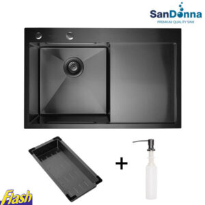 Crna INOX Sudopera (SET) - SanDonna - HD7850R